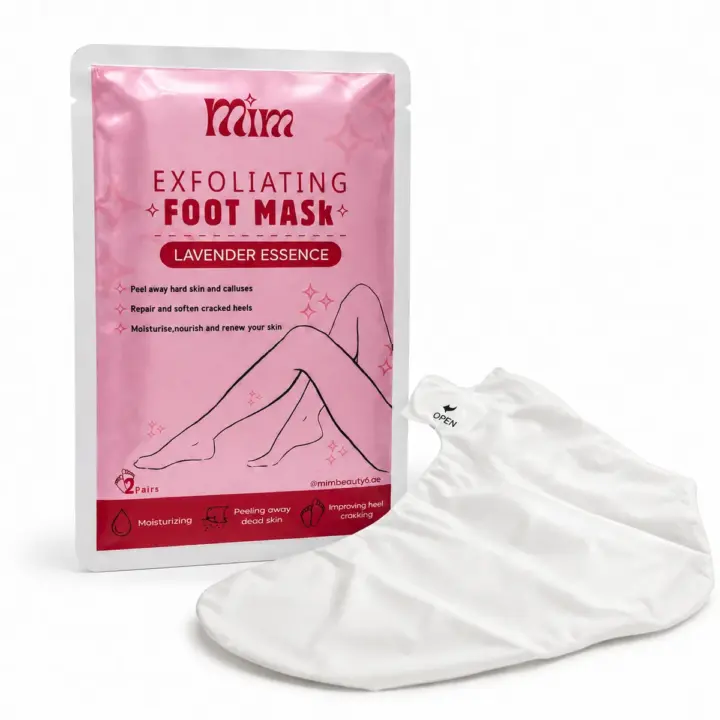 MIM Beauty Exfoliating Foot Mask - Lavender Essence - 2 Pairs